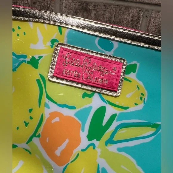Lily Pulitzer Estée Lauder Cosmetic Makeup Bag - Picture 8 of 15